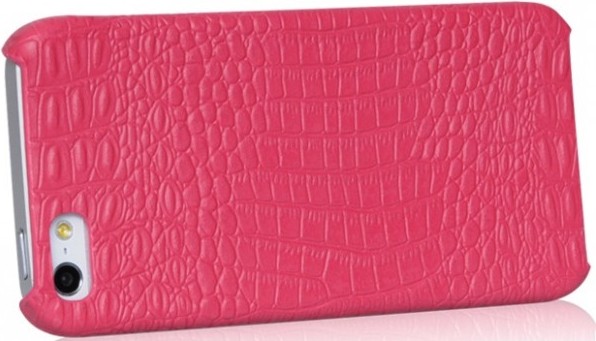Чехол для сотового телефона Borofone 20001242 для iPhone 5\5s Matt Crocodile Cover Case Dark pink