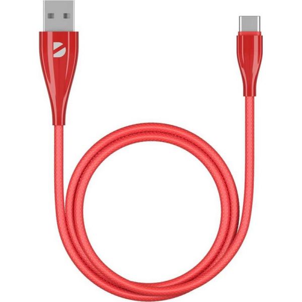 Кабель Deppa 72290 USB - micro USB красный 1 м