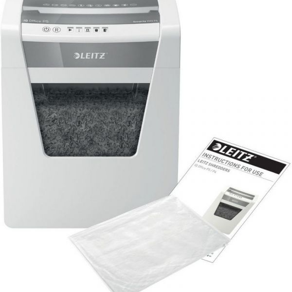 Шредер Leitz IQ Office P5 белый
